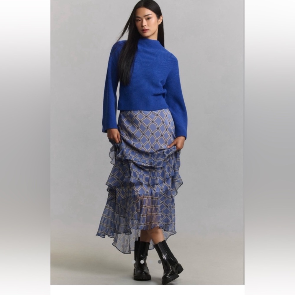 Anthropologie Blue Sweater NWT